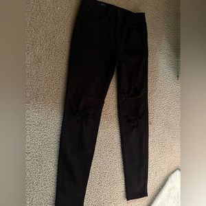 Black ripped skinny jeans Wild Fable